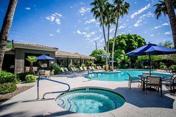 Year Round Spa at RidgeGate Apartments in PHX 85027
